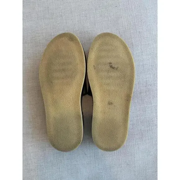 Pilcro Platform Slide Sandals Black Leather Anthropologie Size 40 - Picture 5 of 5